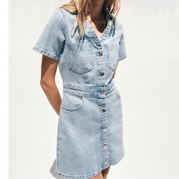 Zara Dresses & Skirts - NWT Zara Denim Dress